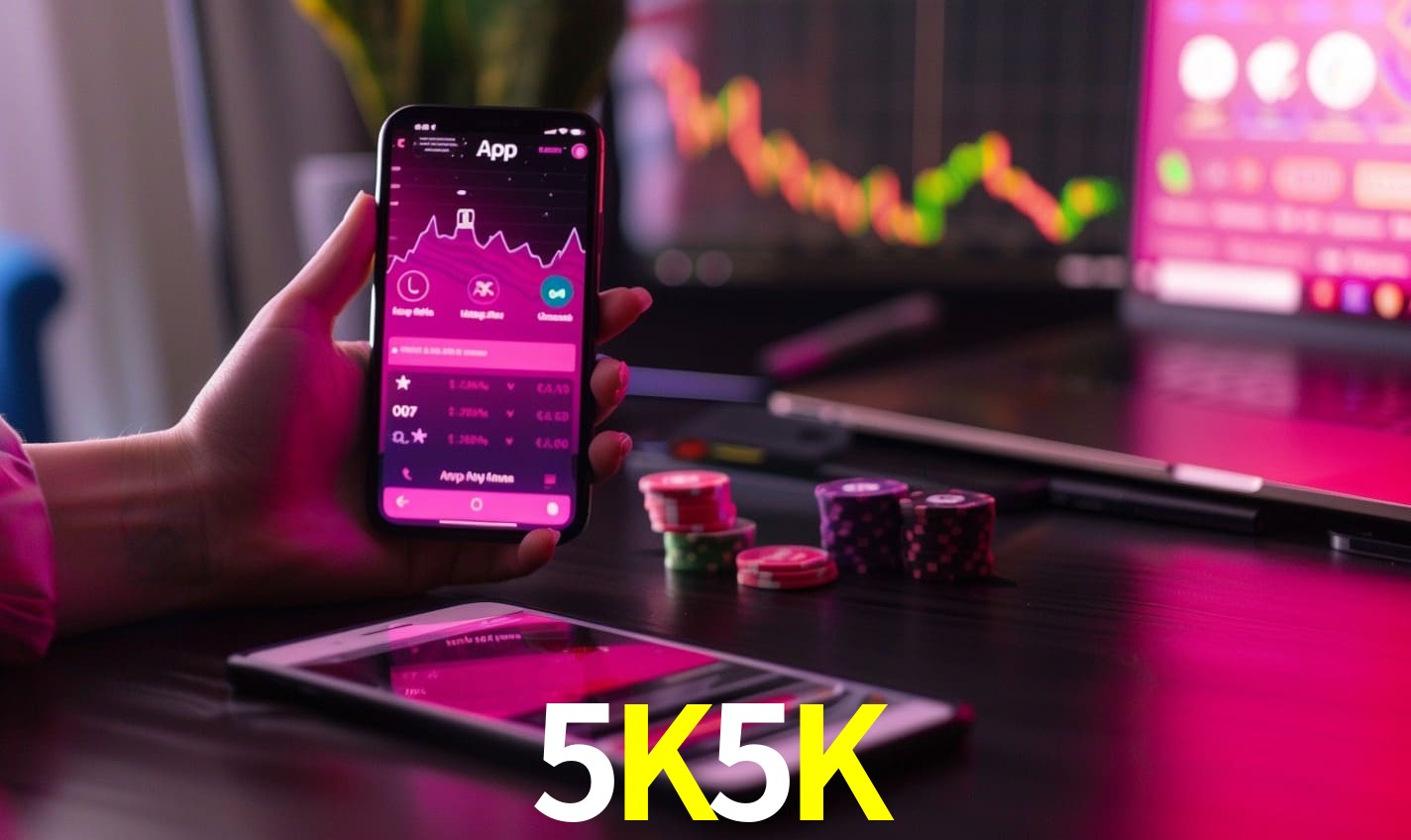 Comparação APP mobile vs versão web da 5K5K